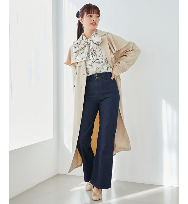 MAJESTICLEGON「ケープロングトレンチコート」|トレンチコート|