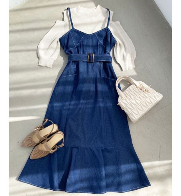 MAJESTICLEGON「チャームセットキルティングバッグ」|ハンドバッグ|