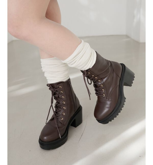 MAJESTICLEGON「レースアップショートブーツ」|ショートブーツ|