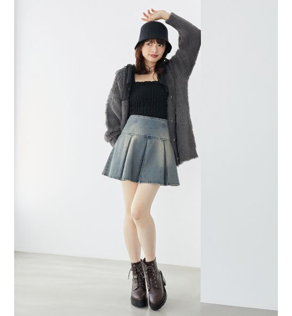 MAJESTICLEGON「レースアップショートブーツ」|ショートブーツ|