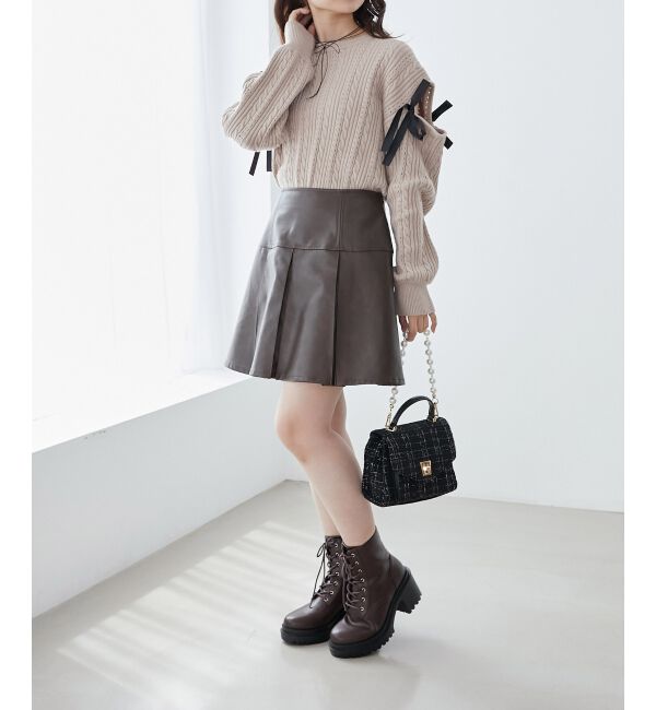 MAJESTICLEGON「レースアップショートブーツ」|ショートブーツ|