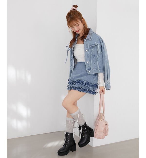 MAJESTICLEGON「レースアップショートブーツ」|ショートブーツ|