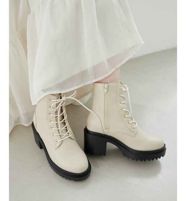 MAJESTICLEGON「レースアップショートブーツ」|ショートブーツ|