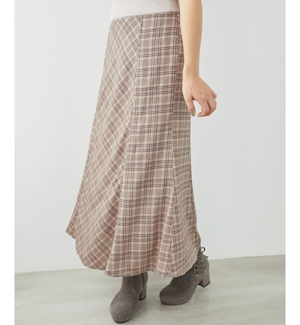 MAJESTICLEGON「チェックマーメイドスカート」|スカート|