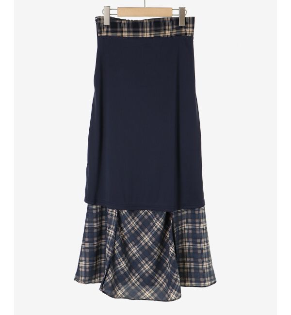 MAJESTICLEGON「チェックマーメイドスカート」|スカート|