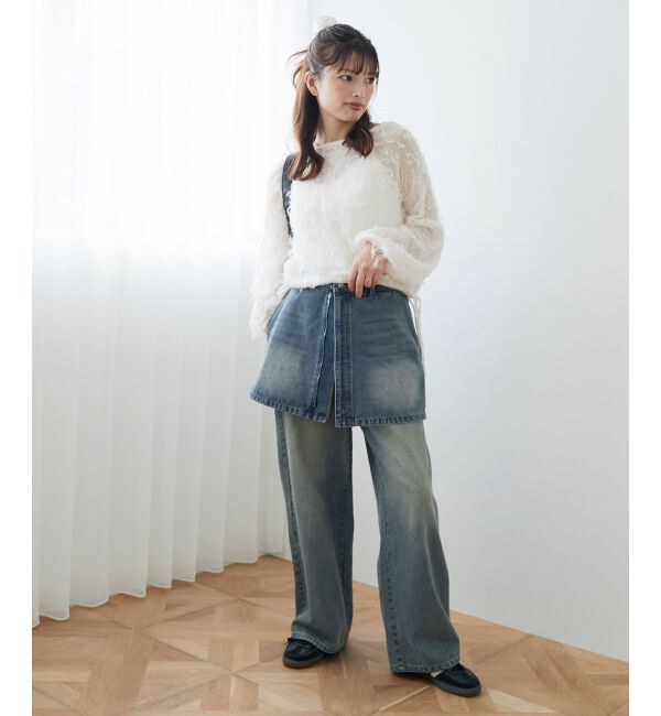 MAJESTICLEGON「2wayラップミニスカート」|スカート|