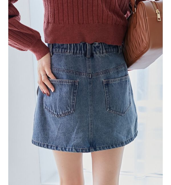 MAJESTICLEGON「2wayラップミニスカート」|スカート|