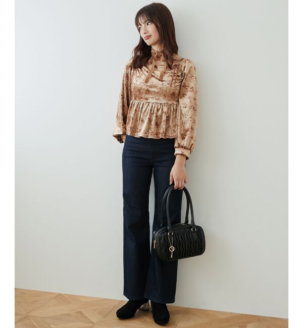 MAJESTICLEGON「チョーカーセットベロアトップス」|シャツ・ブラウス|