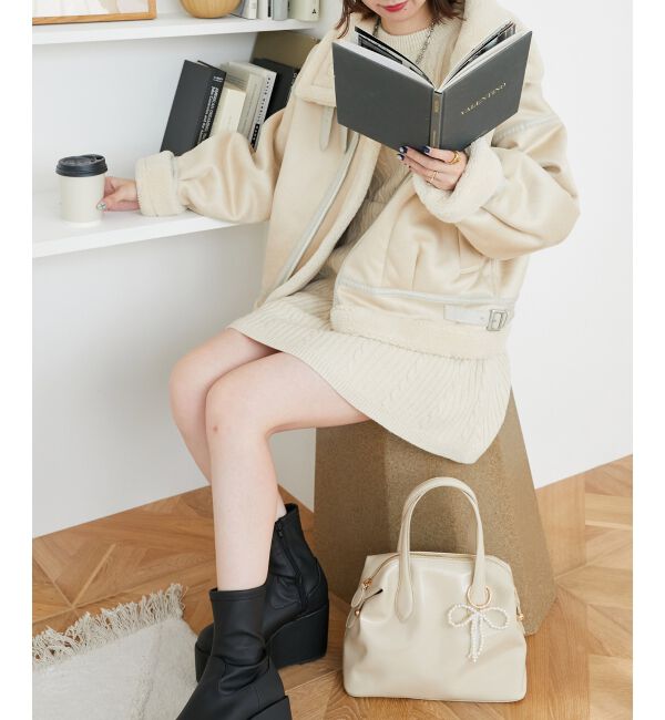 MAJESTICLEGON「チャームセットボストンバッグ」|ボストンバッグ|