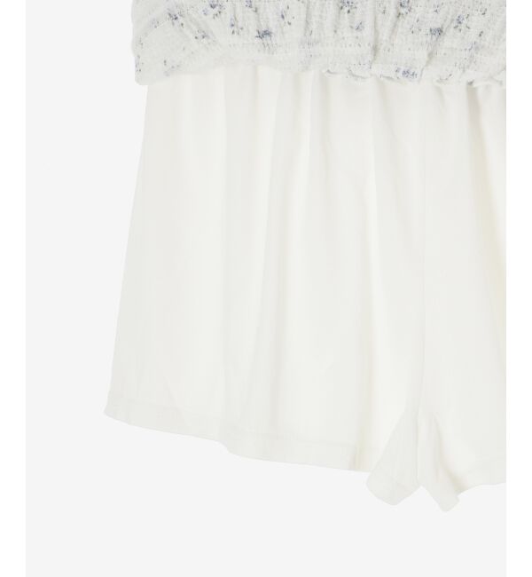 MAJESTICLEGON「カットレースフリルミニスカパン」|スカート|