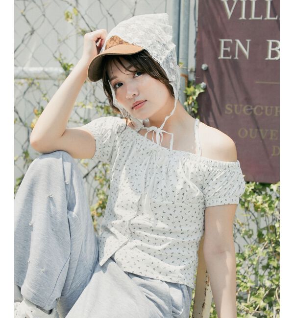  「リボン付きホルターネックカットソー」|Tシャツ・カットソー|