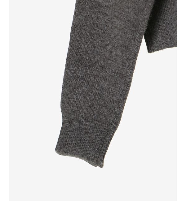  「取り外し襟付きニットカーデ」|カーディガン|