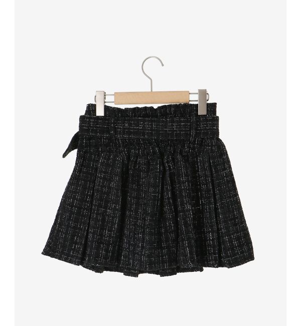  「ベルト付きプリーツミニスカパン」|スカート|