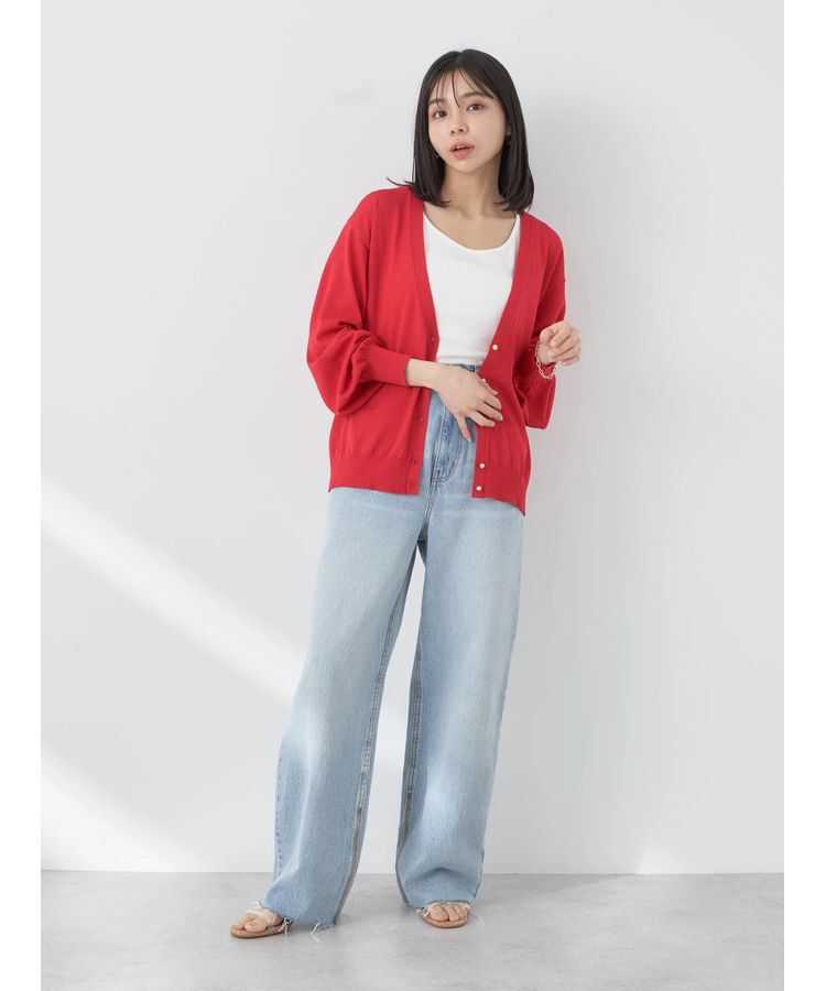 earth music&ecology「ヴィンテージボタンカーディガン」|カーディガン|