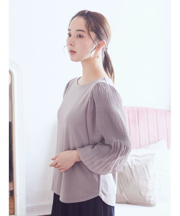 earth music&ecology「マジョリカプリーツプルオーバー」|Tシャツ・カットソー|