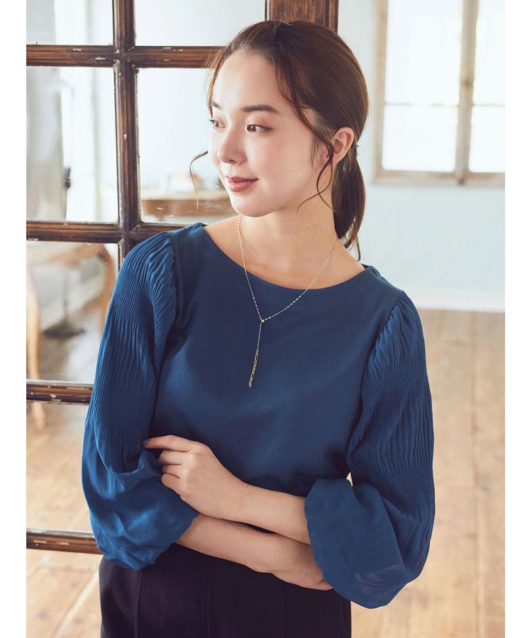 earth music&ecology「マジョリカプリーツプルオーバー」|Tシャツ・カットソー|