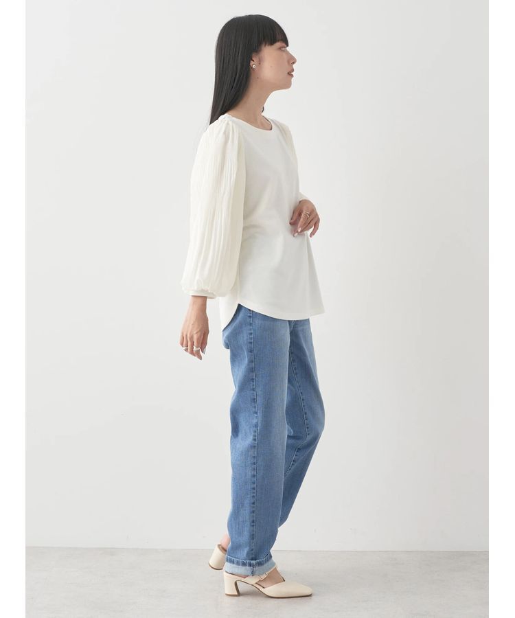 earth music&ecology「マジョリカプリーツプルオーバー」|Tシャツ・カットソー|