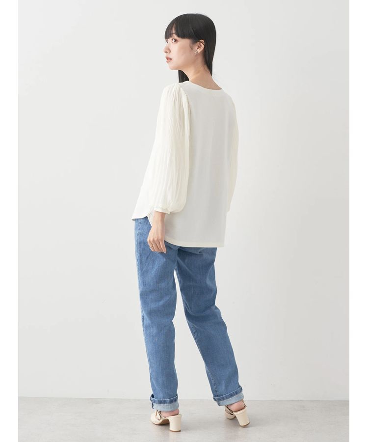 earth music&ecology「マジョリカプリーツプルオーバー」|Tシャツ・カットソー|