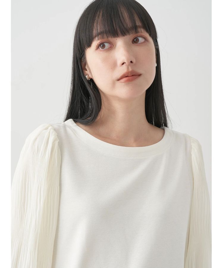 earth music&ecology「マジョリカプリーツプルオーバー」|Tシャツ・カットソー|