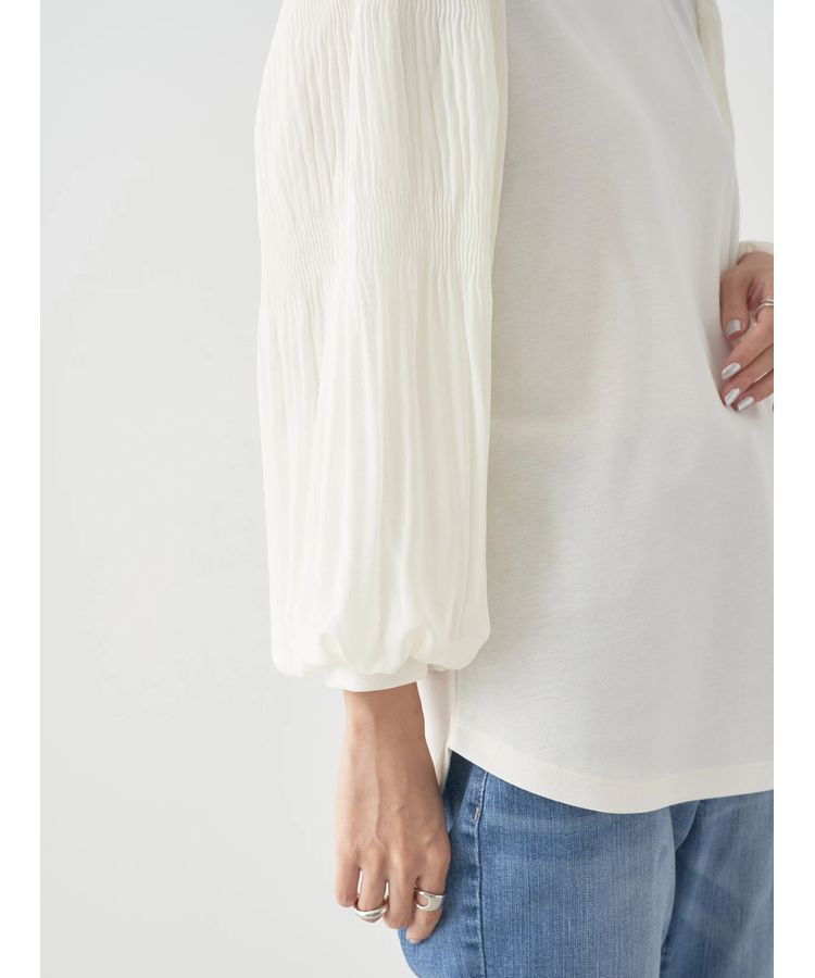 earth music&ecology「マジョリカプリーツプルオーバー」|Tシャツ・カットソー|