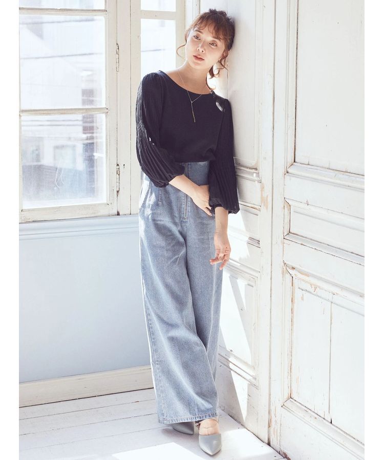 earth music&ecology「マジョリカプリーツプルオーバー」|Tシャツ・カットソー|