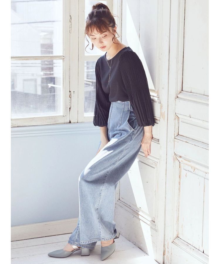 earth music&ecology「マジョリカプリーツプルオーバー」|Tシャツ・カットソー|