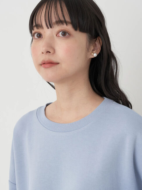 earth music&ecology「サイドボタンダンボールプルオーバー」|Tシャツ・カットソー|