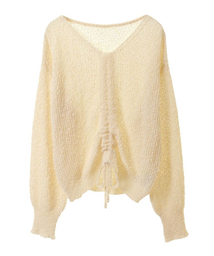 earth music&ecology「ドロストニットプルオーバー」|ニット・セーター|Ivory