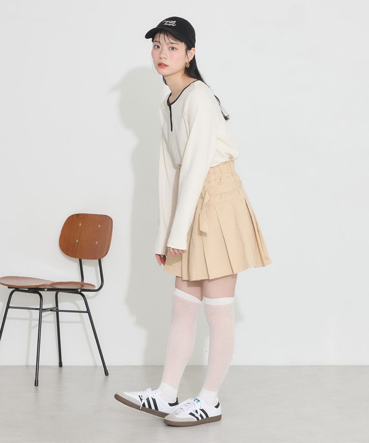 earth music&ecology「2WAY釦リブプルオーバー」|Tシャツ・カットソー|