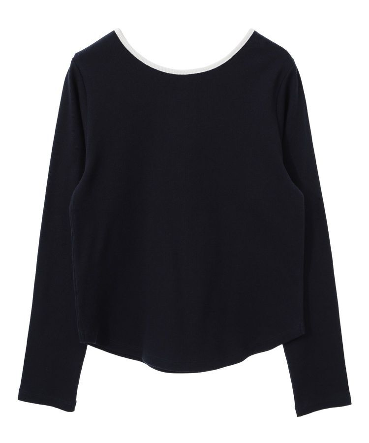 earth music&ecology「2WAY釦リブプルオーバー」|Tシャツ・カットソー|