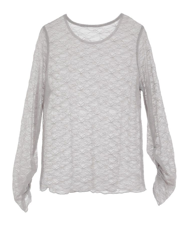 earth music&ecology「シアーレースプルオーバー」|Tシャツ・カットソー|