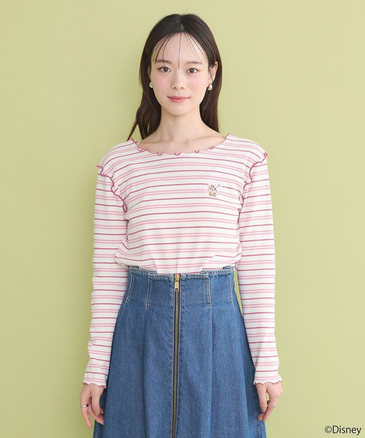 earth music&ecology「チップ&デール/ボーダーメロープルオーバー」|Tシャツ・カットソー|