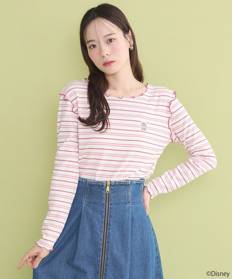 earth music&ecology「チップ&デール/ボーダーメロープルオーバー」|Tシャツ・カットソー|