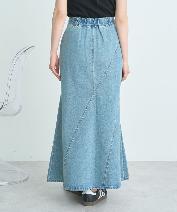 earth music&ecology「エスカルゴマーメイドデニムスカート」|フレア|