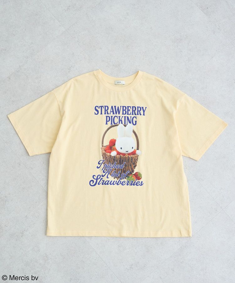 earth music&ecology「miffy/earth strawberry Tee」|Tシャツ・カットソー|