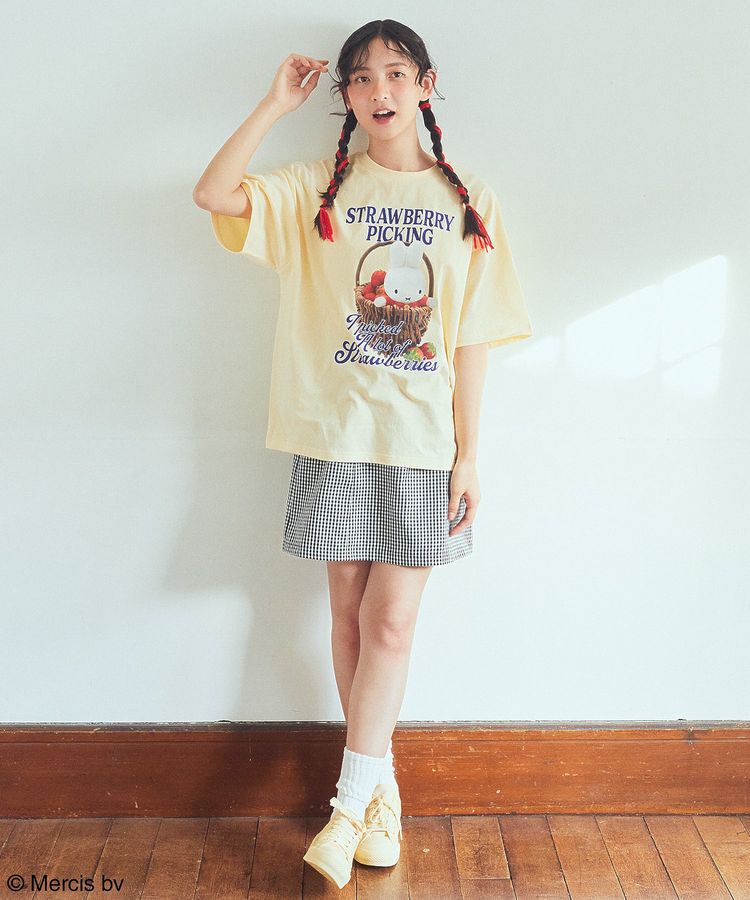 earth music&ecology「miffy/earth strawberry Tee」|Tシャツ・カットソー|