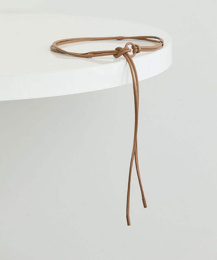 earth music&ecology「ロープリングベルト」|ベルト|Camel