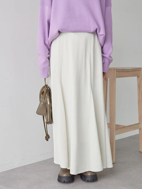  「マーメイドロングスカート」|スカート|アイボリー