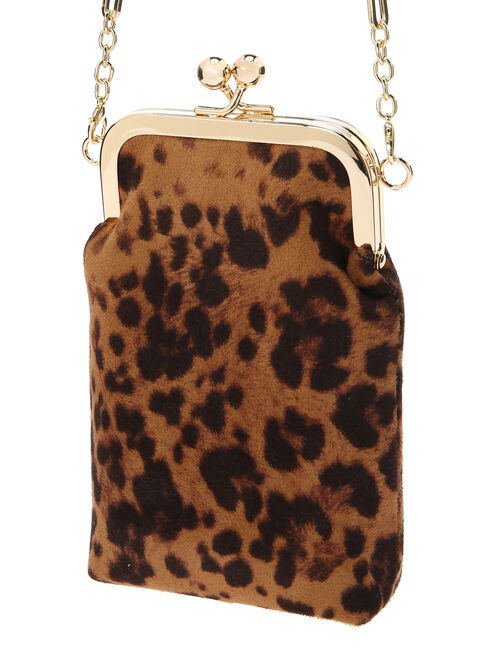  「口金レオパードチェーンショルダーバッグ」|ハンドバッグ|