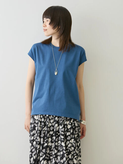 AMERICAN HOLIC「接触冷感フレンチスリーブカットプルオーバー」|Tシャツ・カットソー|