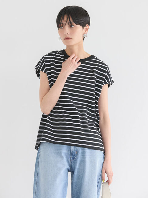 AMERICAN HOLIC「接触冷感フレンチスリーブカットプルオーバー」|Tシャツ・カットソー|