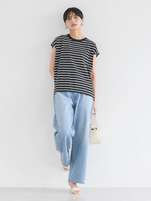 AMERICAN HOLIC「接触冷感フレンチスリーブカットプルオーバー」|Tシャツ・カットソー|