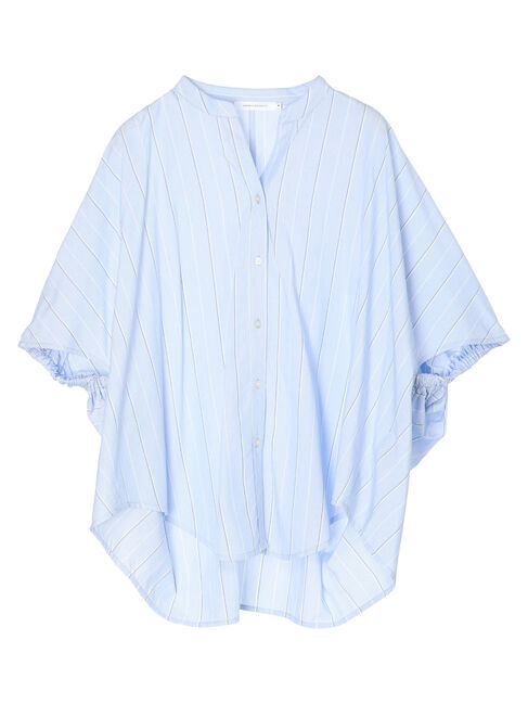 AMERICAN HOLIC「接触冷感+UVカット　ギャザースリーブブラウス」|シャツ・ブラウス|