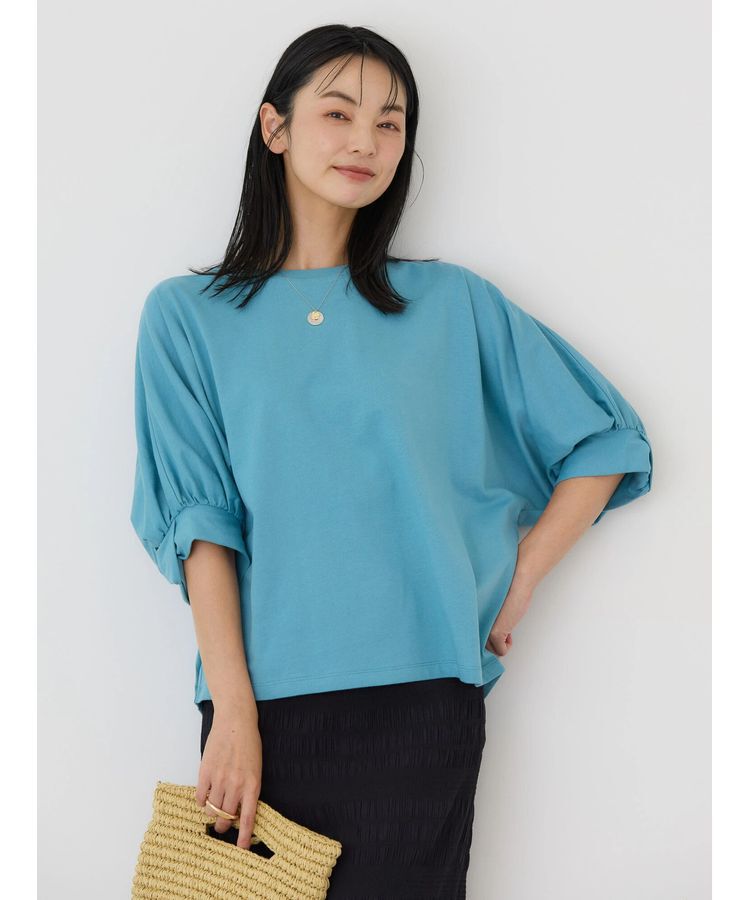 AMERICAN HOLIC「接触冷感ドルマンカットプルオーバー」|Tシャツ・カットソー|Sax