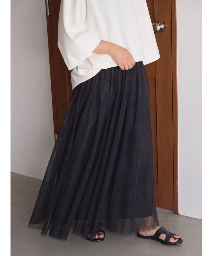 AMERICAN HOLIC「チュールギャザースカート」|スカート|