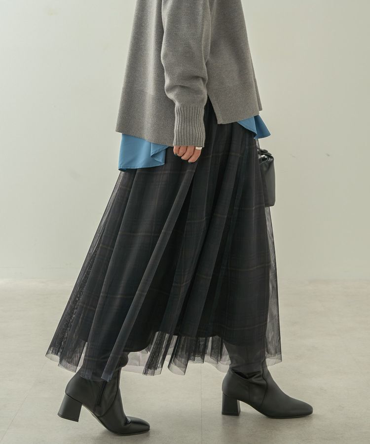 AMERICAN HOLIC「チュールギャザースカート」|スカート|