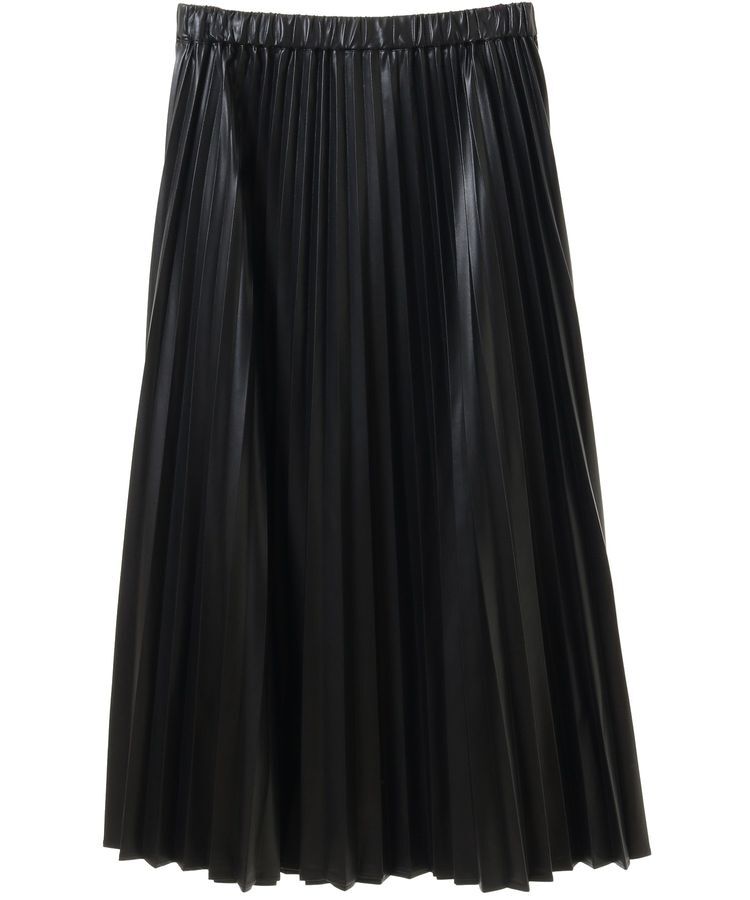 AMERICAN HOLIC「フェイクレザープリーツスカート」|スカート|