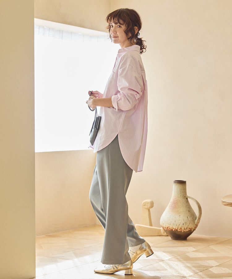 AMERICAN HOLIC「UVカットリサイクルコットンオックスシャツ」|シャツ・ブラウス|