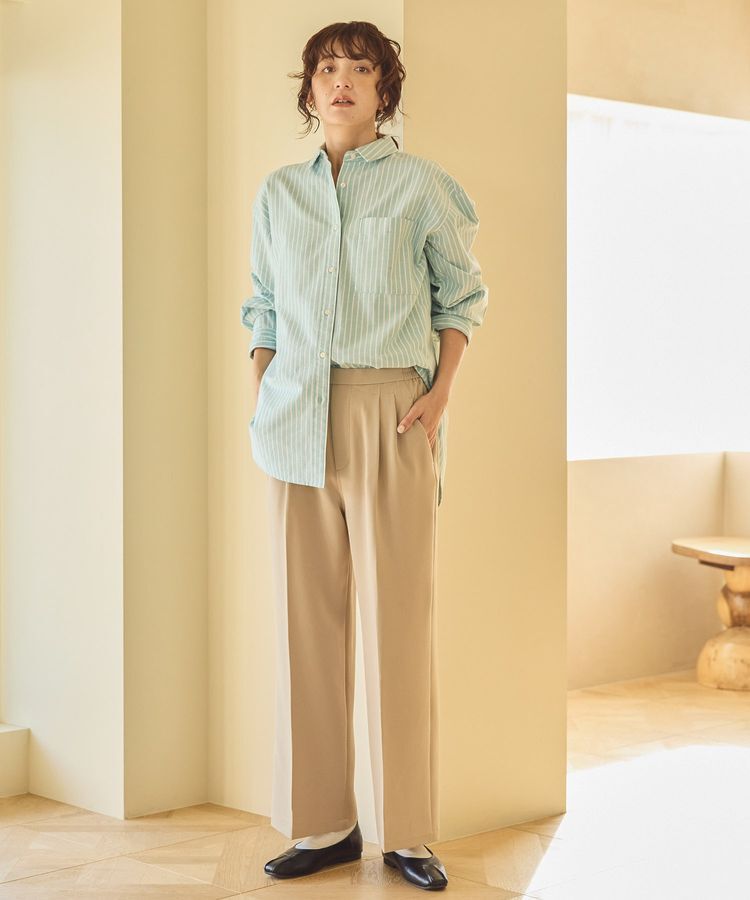 AMERICAN HOLIC「UVカットリサイクルコットンオックスシャツ」|シャツ・ブラウス|