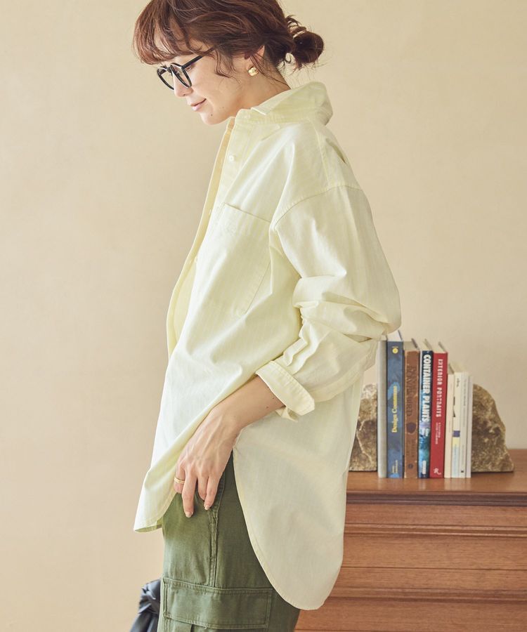 AMERICAN HOLIC「UVカットリサイクルコットンオックスシャツ」|シャツ・ブラウス|